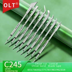 for JBC T245 soldering station C245 soldering tips C245-055/756/032/771/761/963/962/034 Lead Free Heating