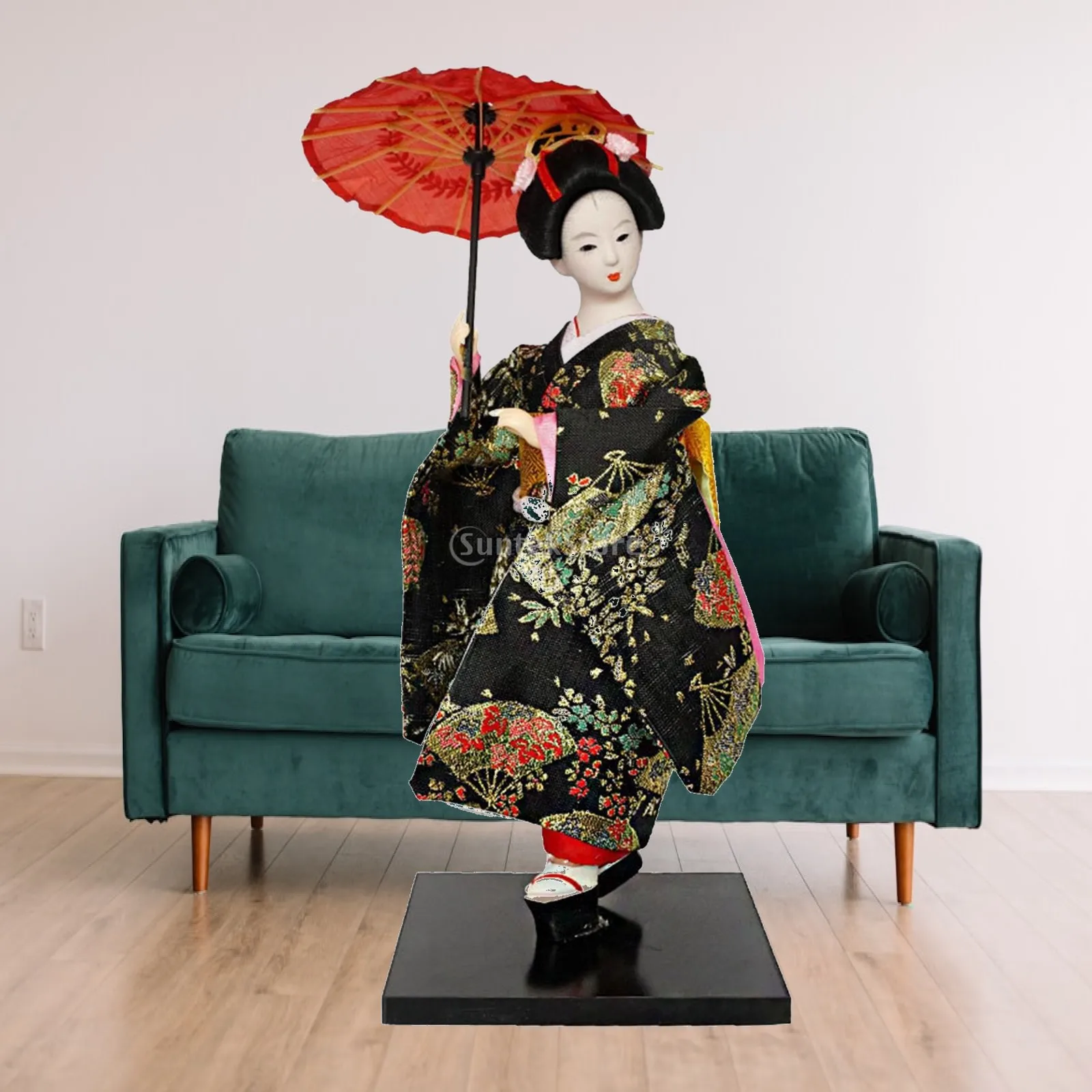 Classic Japanese Geisha Dollhouse Miniatures Collectible Figurine Luxury Decoration for Home Office Store Birthday Table