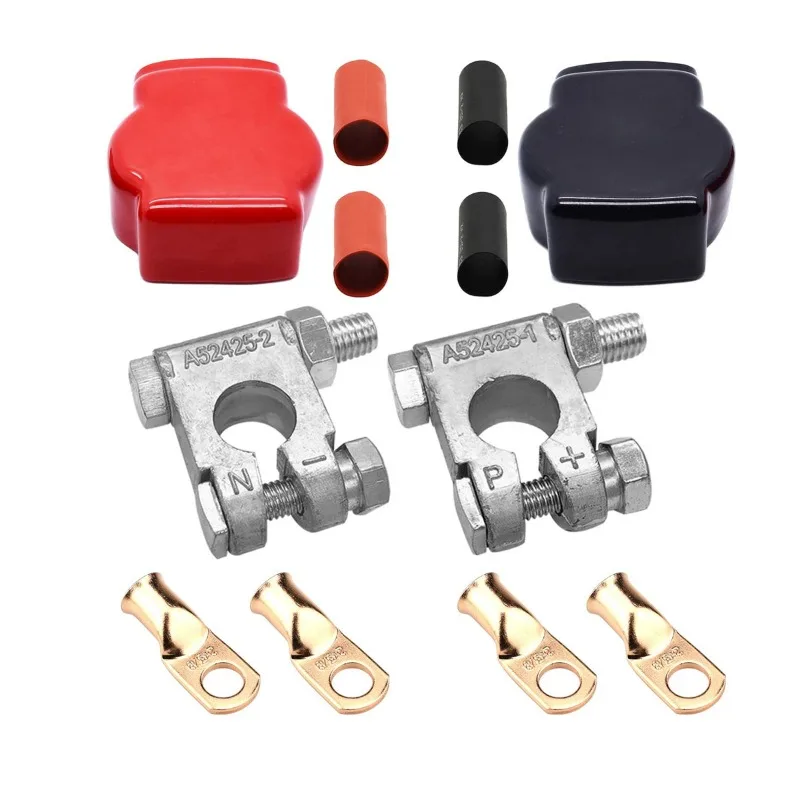 for Zinc Alloy Terminal Post Positive Negative Clip Wiring Cleaning Set Connector Card Head