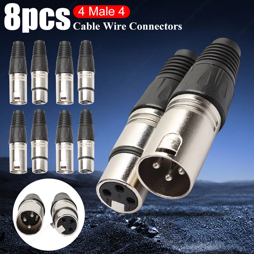 8Pcs Microphone Aud…