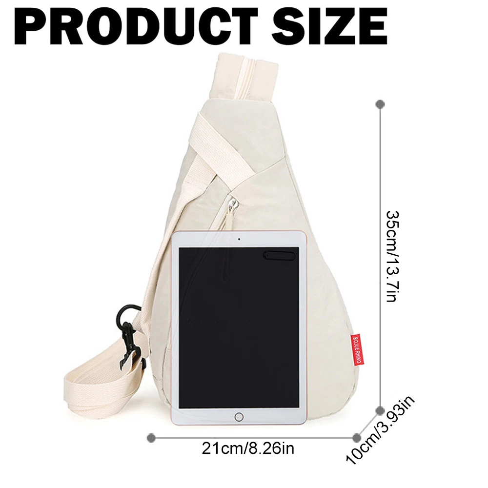 1PCS Crossbody Sling Bag Backpack for Men & Women, Convertible Shoulder Bag Waterproof Chest Bag for Daypack Travel Hiking