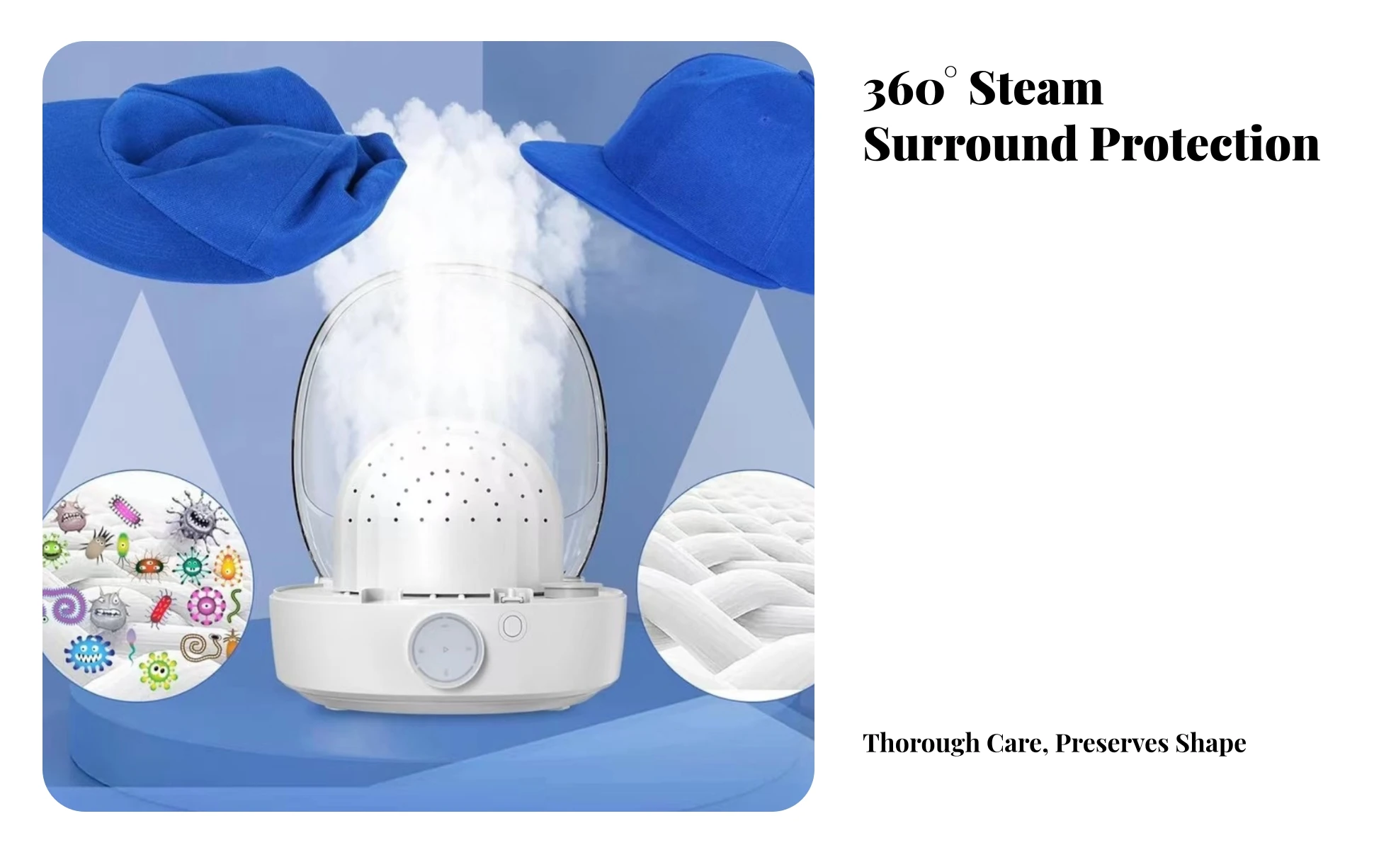 Household Appliance Child Lock Hot and Cold Air Electric Hat Care Machine Hat Shaper Cap Care Machine Touch Control