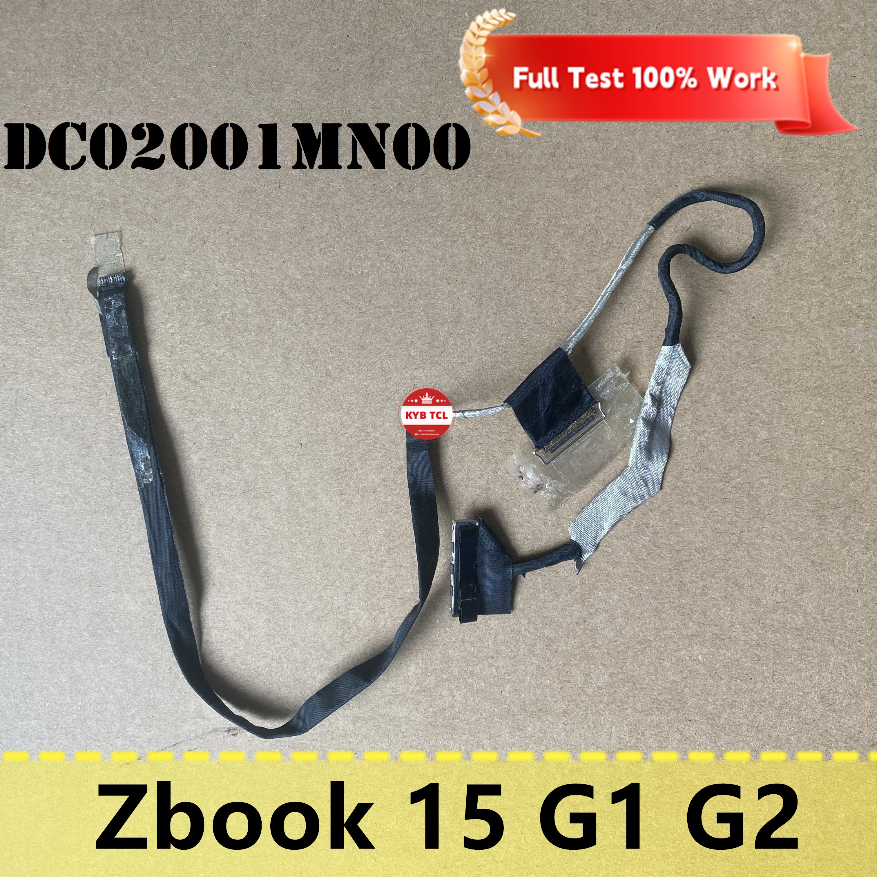 For Zbook 15 G1 G2 LCD Screen Hinge Set Left Right Or LCD Screen Display Video Connector Cable Or Hinge Cover Set DC02001MN00