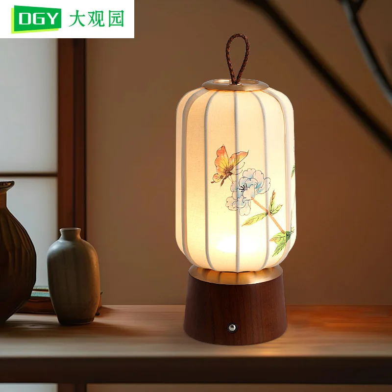 

Восточная эстетическая оригинальная лампа с ручной росписью Guofeng, китайский ночник