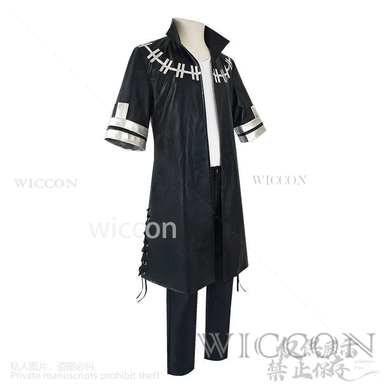 My Herooo Academiao Cosplay Costume pour hommes et femmes, veste en PU, t-shirt, pantalon, ensemble complet, perruques, Halloween, Noël, Anime Roleplay