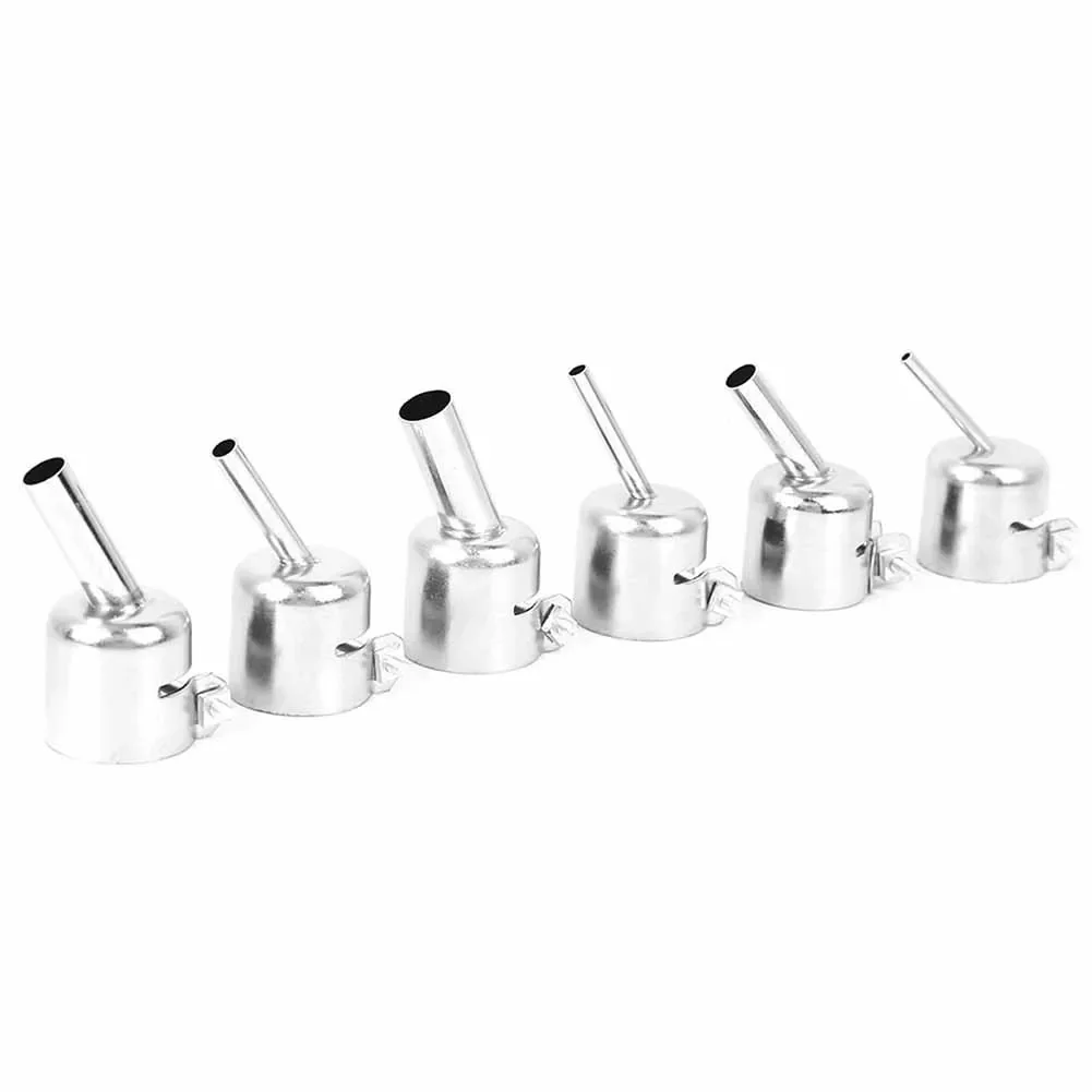 

Hot Air Nozzle Attachment Set of 6 for Controlled Heat Application in Soldering Tasks Compatible with Popular Models