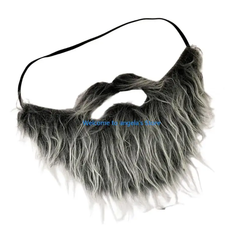 X4YC Fake Mustaches Adhesive Novelties Hairy Beard Christmas Party Supplies Decor