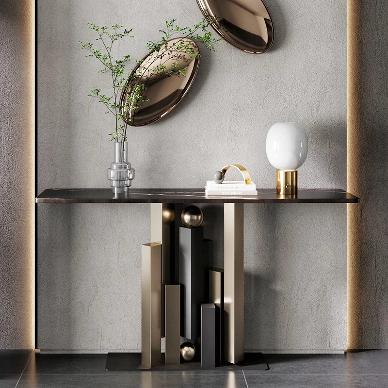 glamour Delicacy Console Tables furniture Creative entrance console Living Room Furniture Unique mesa de recibidor de entrada view 5