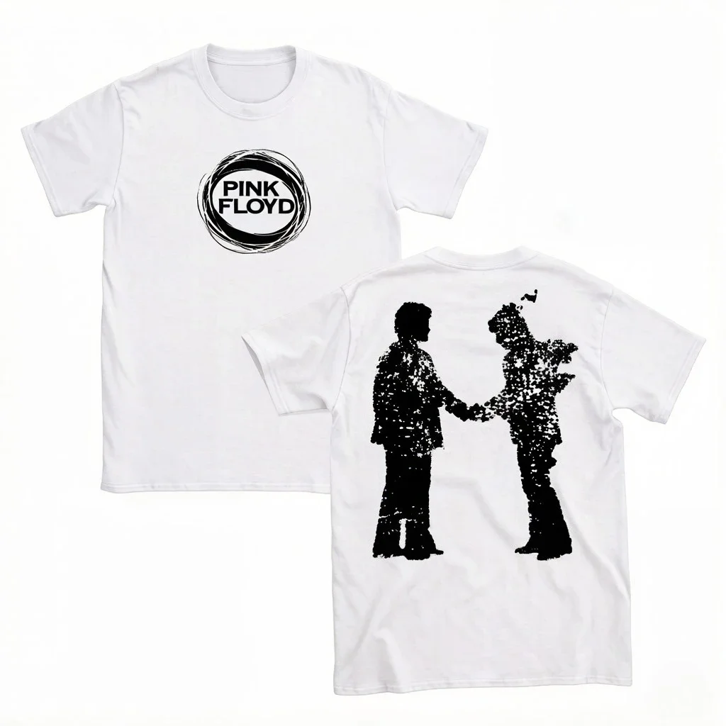 Rock Band Pink Floyd 2026 Men's Cotton Y2k Album Graphic Hiphop Shirt Suitable for Both Men and Women Summer Printed Tshirt