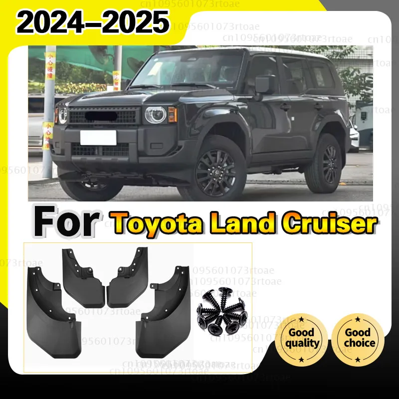 

For Toyota Land Cruiser 250 1958 Prado Lc250 J250 2024 2025 Mudguard Cover TPE Fender Mudflaps Wing Splash Guards Mud Flaps Fits