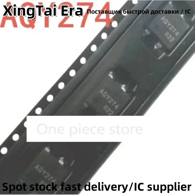 5PCS AQY274A SOP4 chip AQY274 optocoupler Solid-state relay optocoupler
