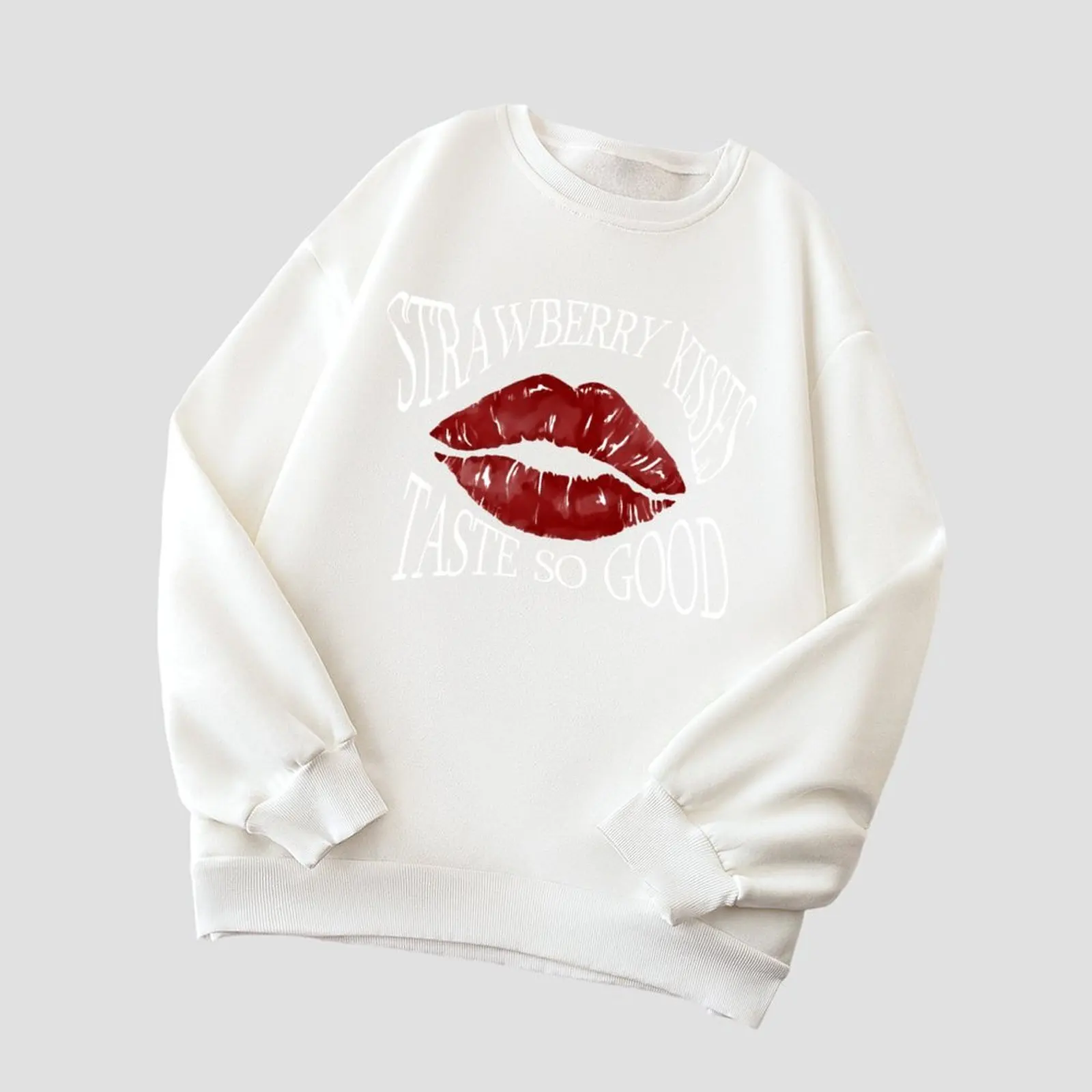 

Y2k Round Neck Women Sweater Velvet Winter Casual Streetwear Comfortable Long Sleeved Pullovers Autumn Woman Clothes 2025