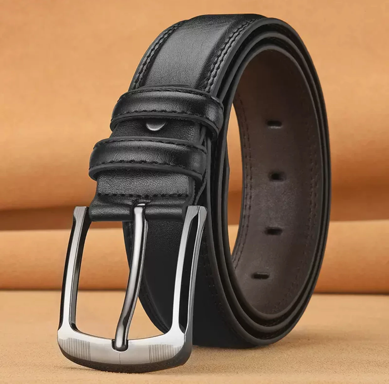 

125 * 3.7cm cowhide luxurious men's genuine leather belt business fashion casual belt high-end sense elephant pattern belt