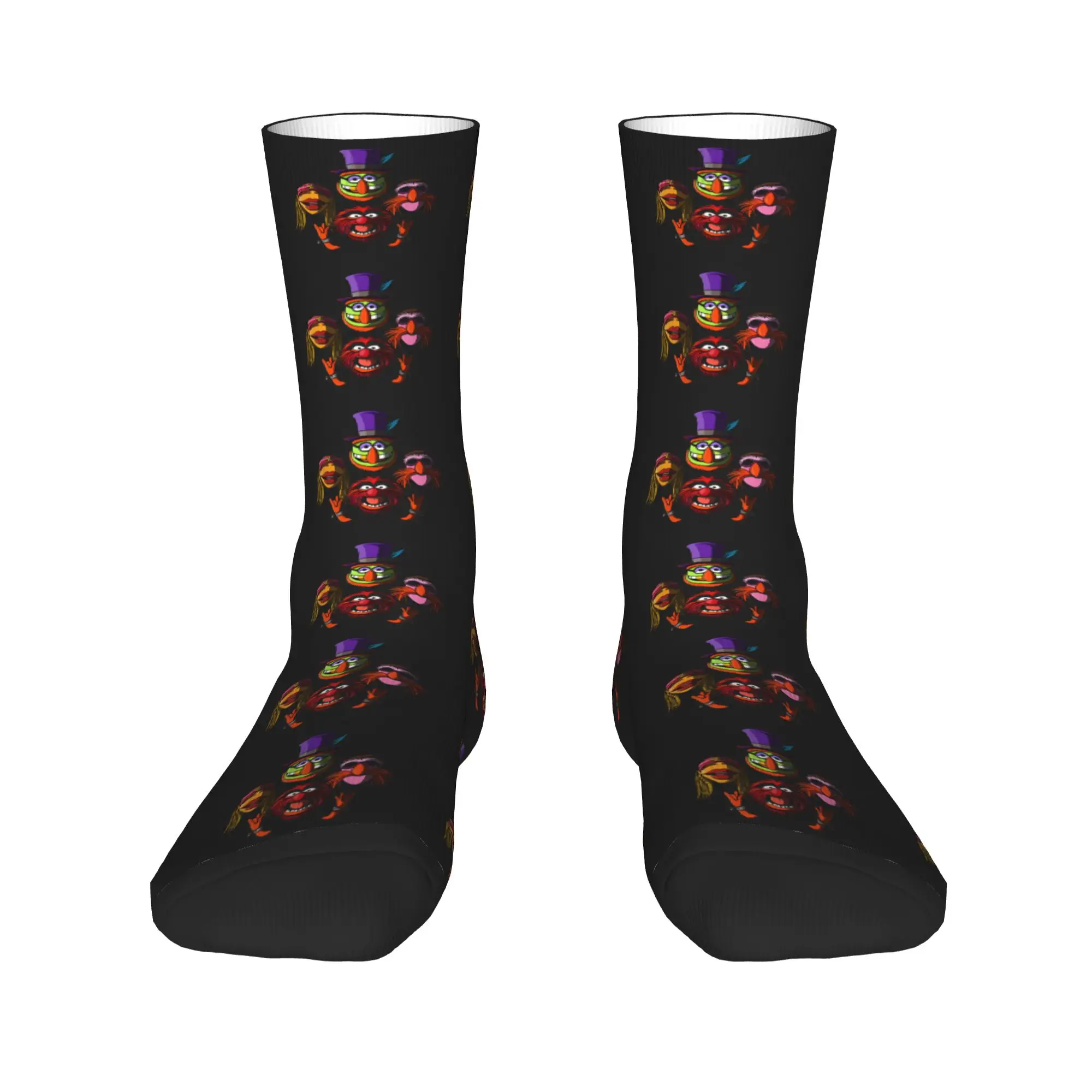 M-Muppets Animal Socks  Anti Bacterial Stockings Men's Medium Soft Outdoor Socks Spring Novelty Design Socks