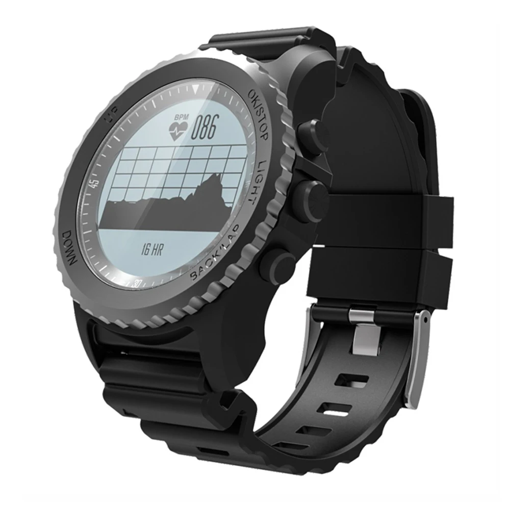 New Arrival GPS Smart Watch Round Screen Swimming Band Snorkeling Hear Rate Monitor Smart Bracelet for Android iphone