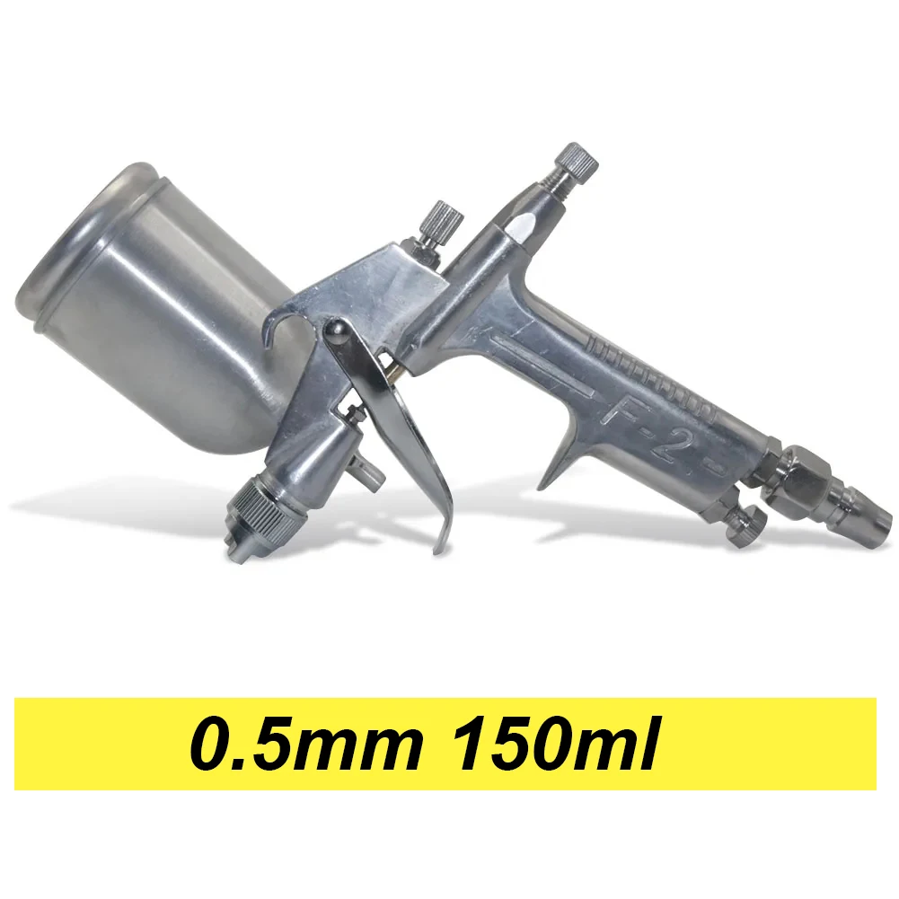 HVLP 400ML Spray Gun Professional Pneumatic Airbrush Sprayer Alloy Painting Atomizer Tool With Hopper For Painting Cars