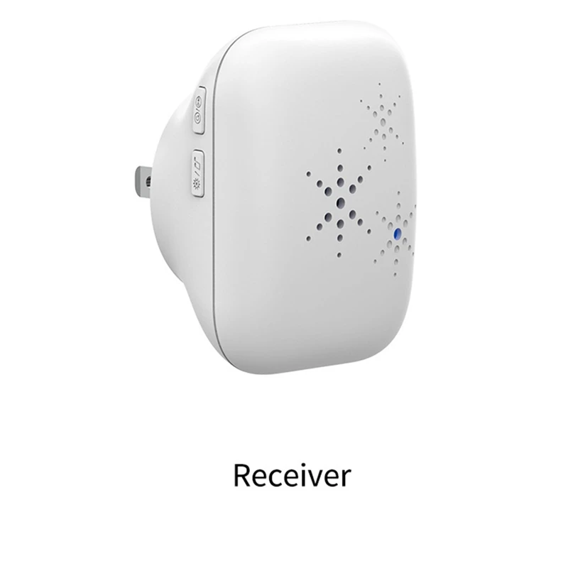 Wireless Doorbell Home Battery Free Waterproof Doorbell 3 Volume Levels 38 Song For Home/Office/Classroom US Plug