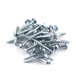 100pc/lot Self-tapping Screw galvanized Self Tapping Screws for Pocket Hole Jig Inclined hole locator