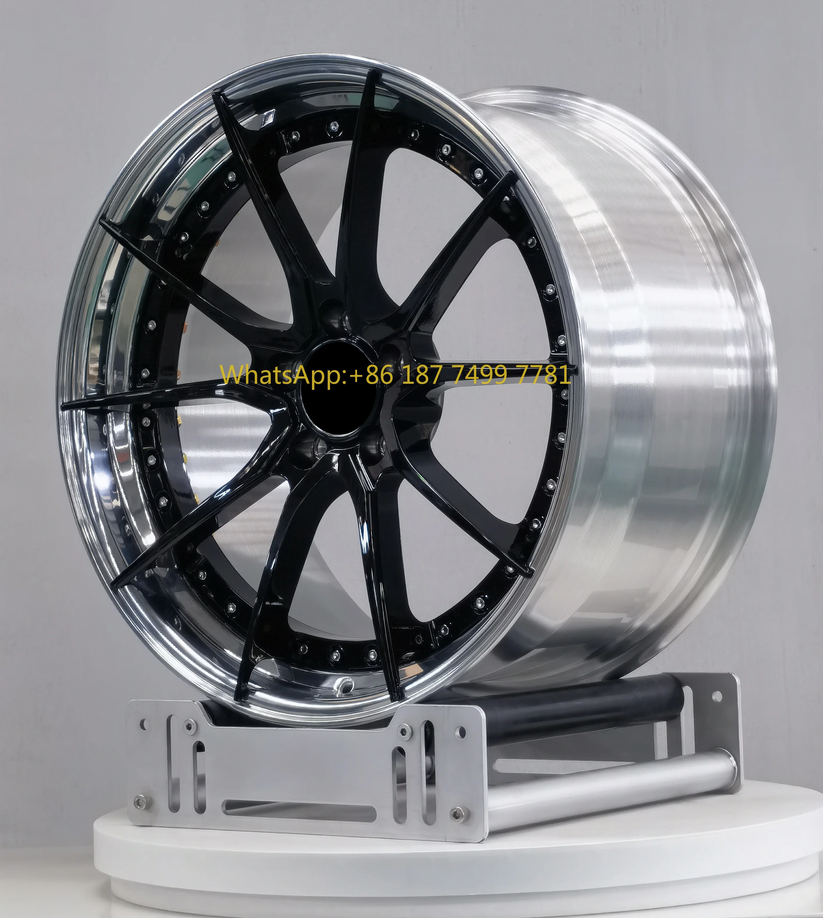 

6061-T6 Forged Alloy Racing Car Wheels 5x112 5x120 18-22 Inch High Quality 2-Piece Rim for . ..Rs4 Rs6 Rs7