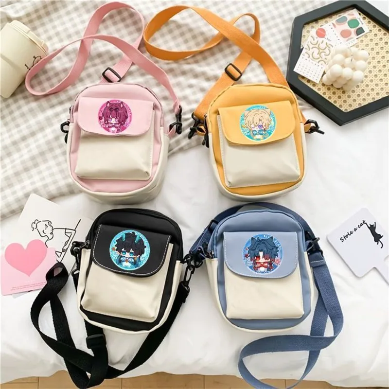 

Game Anime Honkai: Star Rail Cos Blade Aventurine Kafka Luocha Acheron Etc. 2025 Unisex Canvas Commuter Shoulder Pain Bag Gift