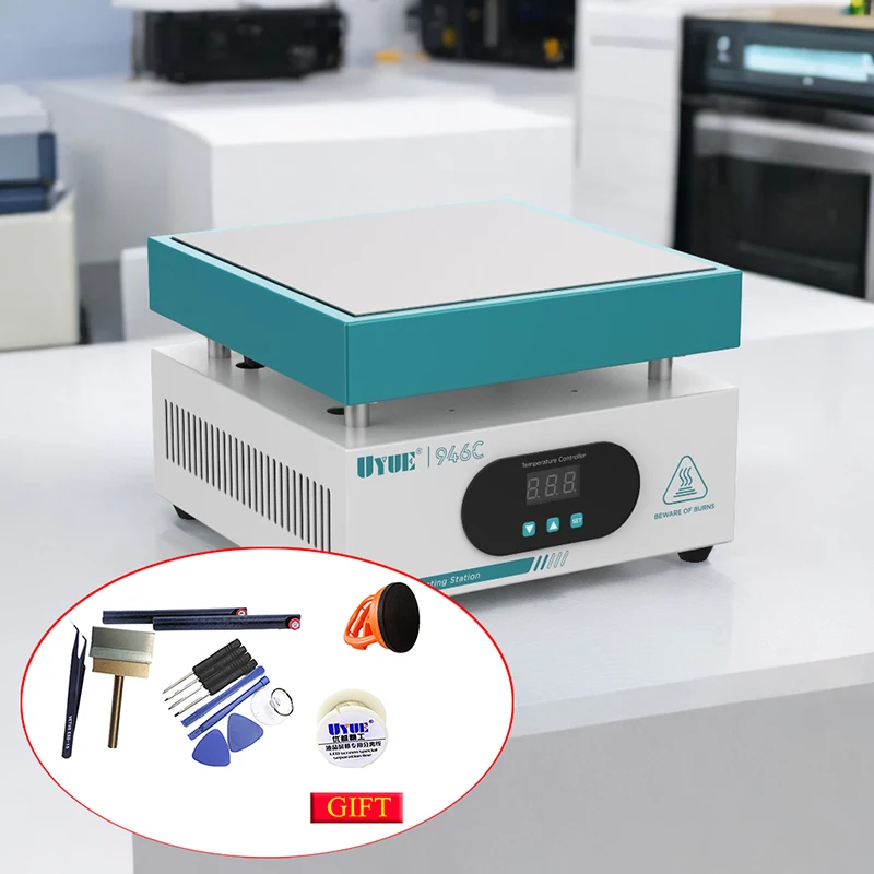 600W 946C 전자 핫 플레이트 예열 디지털 예열 스테이션 200x200mm PCB SMD 가열 Led 램프 디 솔더링 110V/220V