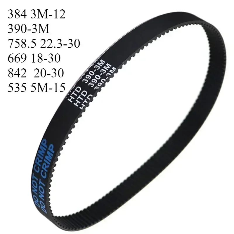 Electric Scooter 384 3M-12 390-3M 758.5 669 842 535 Transmission Belt Little Dolphin Mini Electric Vehicle Belt Synchronous Belt