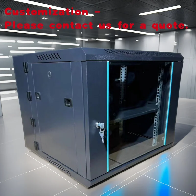 

Custom.CE RoHS Сертифицированный ISO индивидуальный размер 19-дюймовая настенная серверная стойка 4U 42U 6U 12U Интернет-шкаф Поворотная рамка Дані