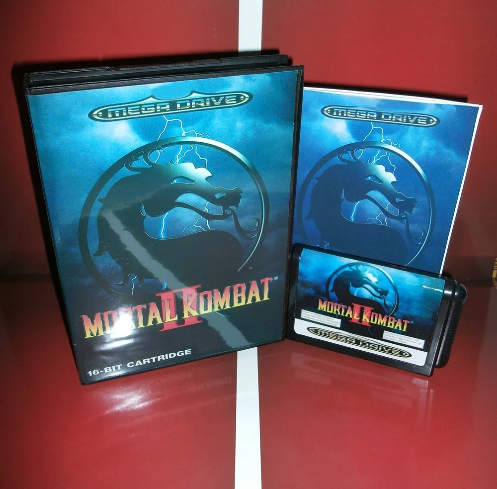 

Прямая поставка, игровая карта MORTAL KOMBAT 2 16bit MD в розничной коробке и руководстве, для Sega Mega Drive/ Genesis