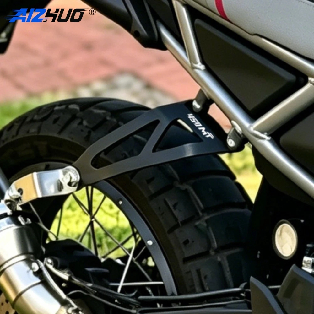 For CFMOTO 450MT MT450 2024 2025 2026 Motorcycle Exhaust Holder Hanger Exhaust Bracket Mount Holder IBEX 450 MT Accessories