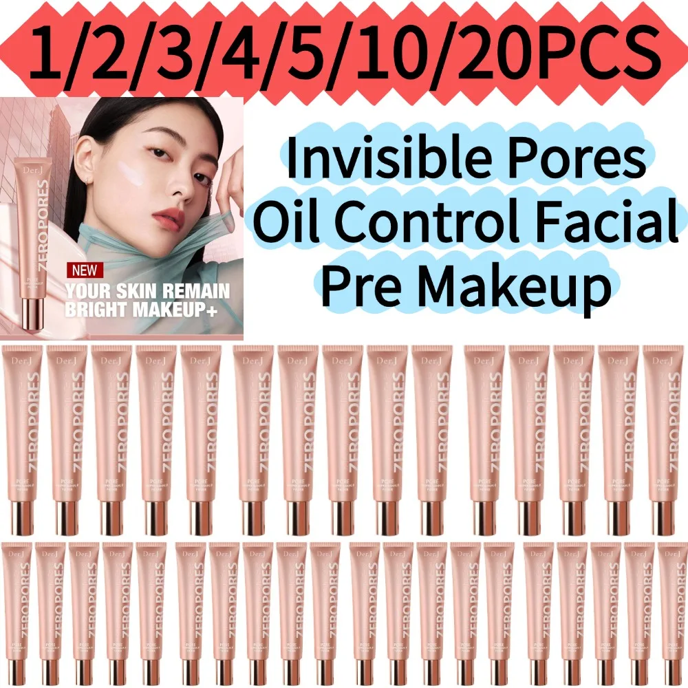 1/2/3/4/5/10/20PCS Invisible Pores Oil Control Facial Pre Makeup Primer Base Smooth Skin Matte Isolation Concealer Cosmetics
