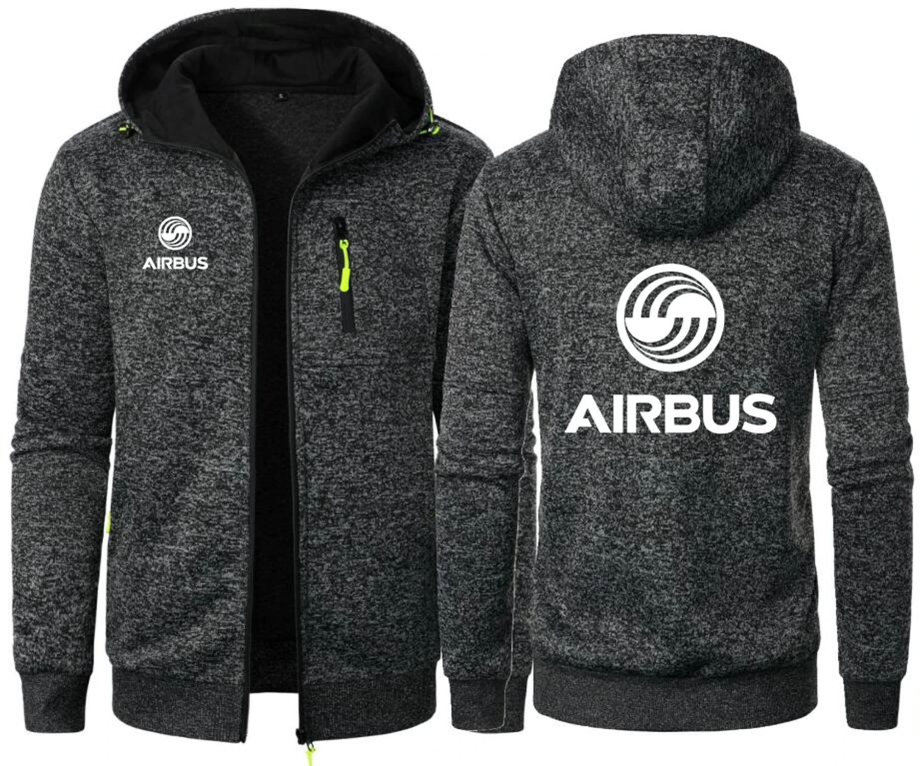 

AIRBUS AVIATION Airbusfan A320 Flight Мужские жаккардовые куртки Толстовки Пальто Кофты на молнии Мужская модная куртка Мужская одежда 55