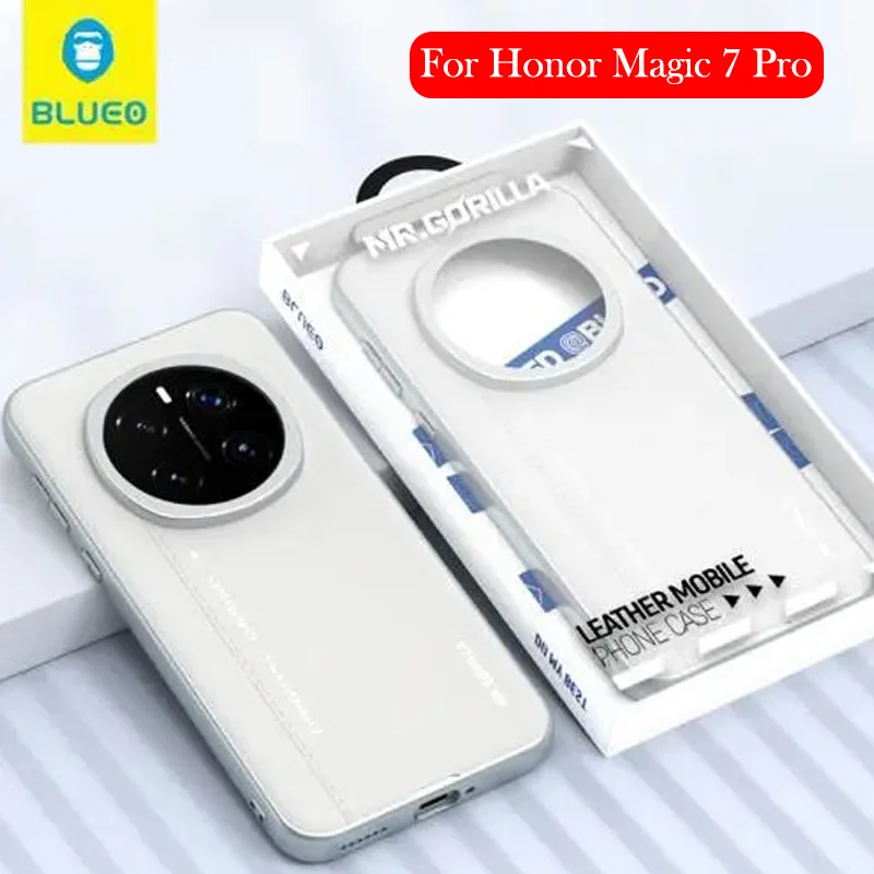 

Оригинальный чехол Blueo для Honor Magic 7 Pro, роскошный кожаный чехол на заднюю панель для Honor Magic 7 Pro 5 г
