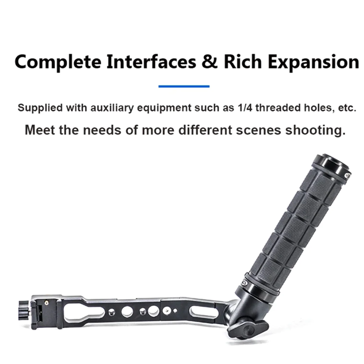 SCLS Angle Handle Grip Handgrid Gimbal 1/4 Thread Handheld Stabilizer for Model: RSC2 RS3 RS3mini