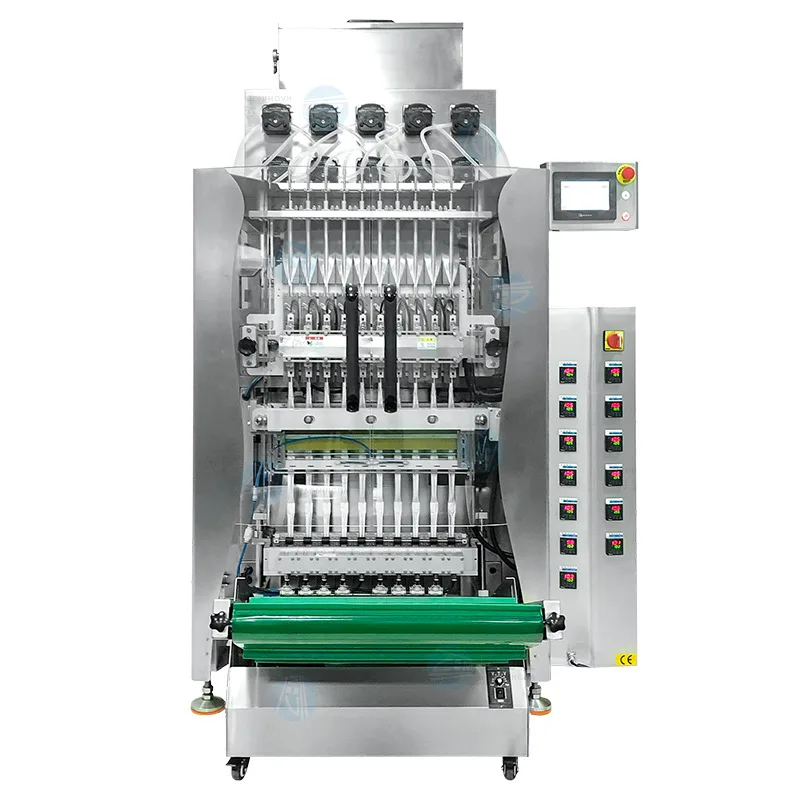 Máquina automática de envasado de café en polvo de varias filas, máquina llenadora de proteína probiótica en polvo, máquina para envasar bebidas sólidas en polvo