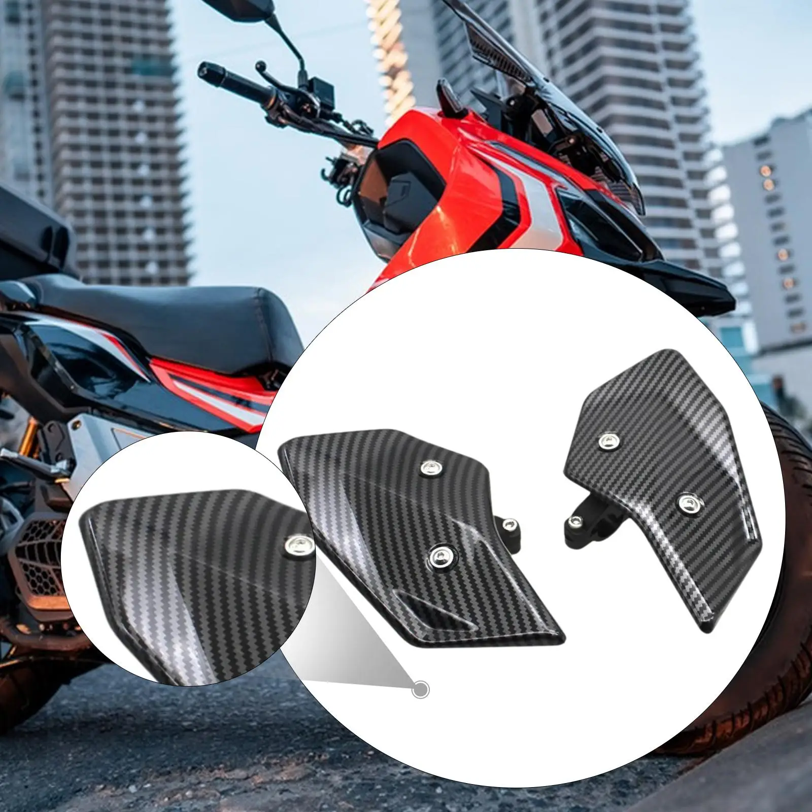 Aerodynamic Wing Side Fairing Deflector Efficient Wind Protection Accessory for GUZZI V85TT 2019 2025
