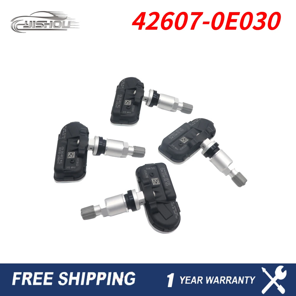 

НОВЫЕ системы контроля давления в шинах TPMS для Toyota Sienna 2021 2022 2023 2024 2025 315 МГц 42607 0E030 1/4 шт. 42607-0E030