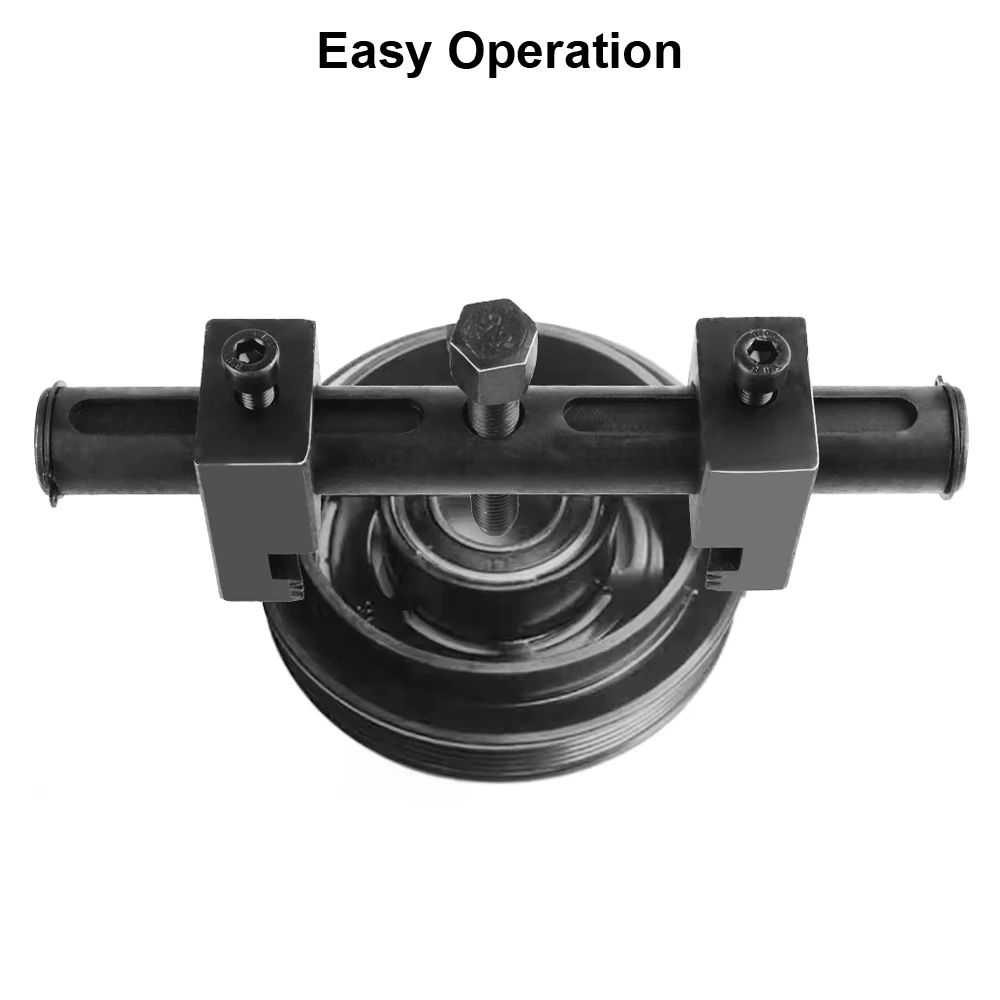 ​Ribbed Drive Pulley Puller Crankshaft Remover Car Modifacation Steering Wheels Disassembly Adjustable Repair Tools