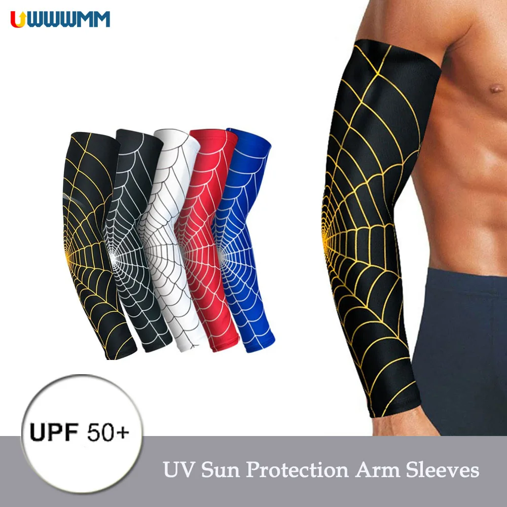 1Pcs UV Sun Protection Arm Sleeve Compression Sleeves to Cover Arm for Cooling and Tattoo Cover Up Sleeve Breathable Arm Sleeves