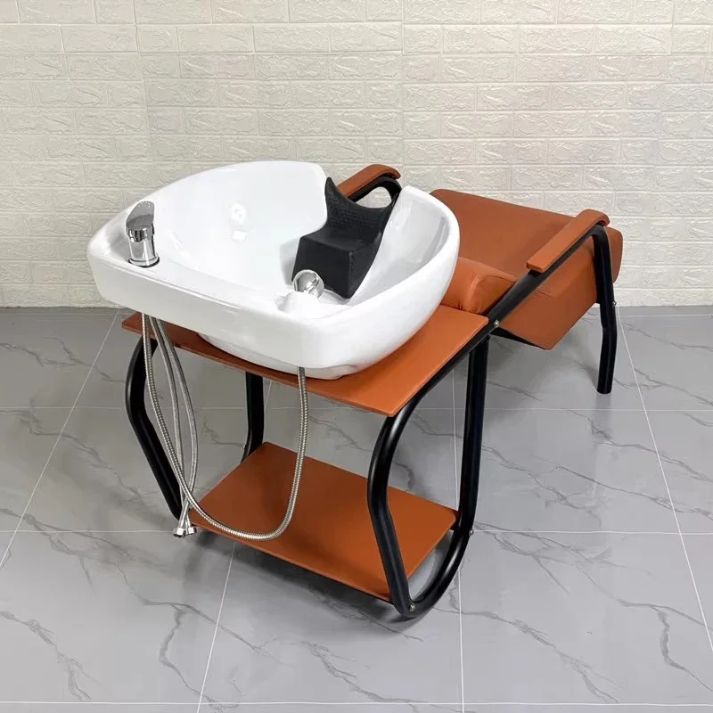 #Exquisite Glamour Luxury Salon Chairs Aesthetic Minimalist Shampoo Chairs Sedia Parrucchiere Professionale Salon Furniture 3