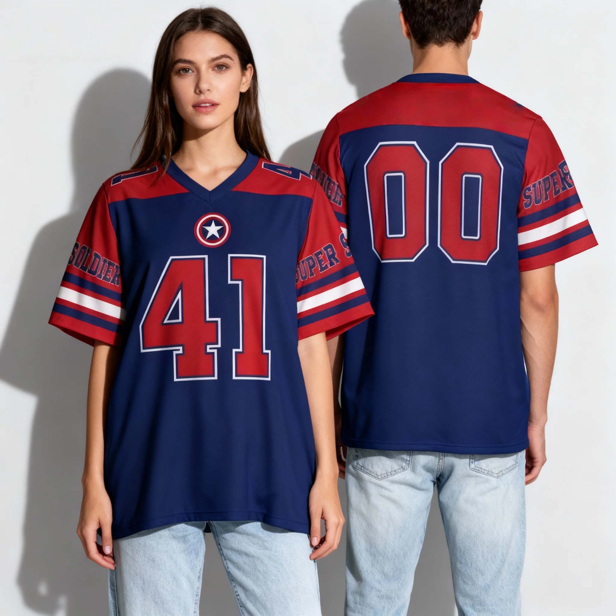 25/26 Nuovo Disney Mickey Elementi di vendita caldi Maglia da calcio T-shirt estiva T-shirt trendy per adulti da donna e da uomo oversize