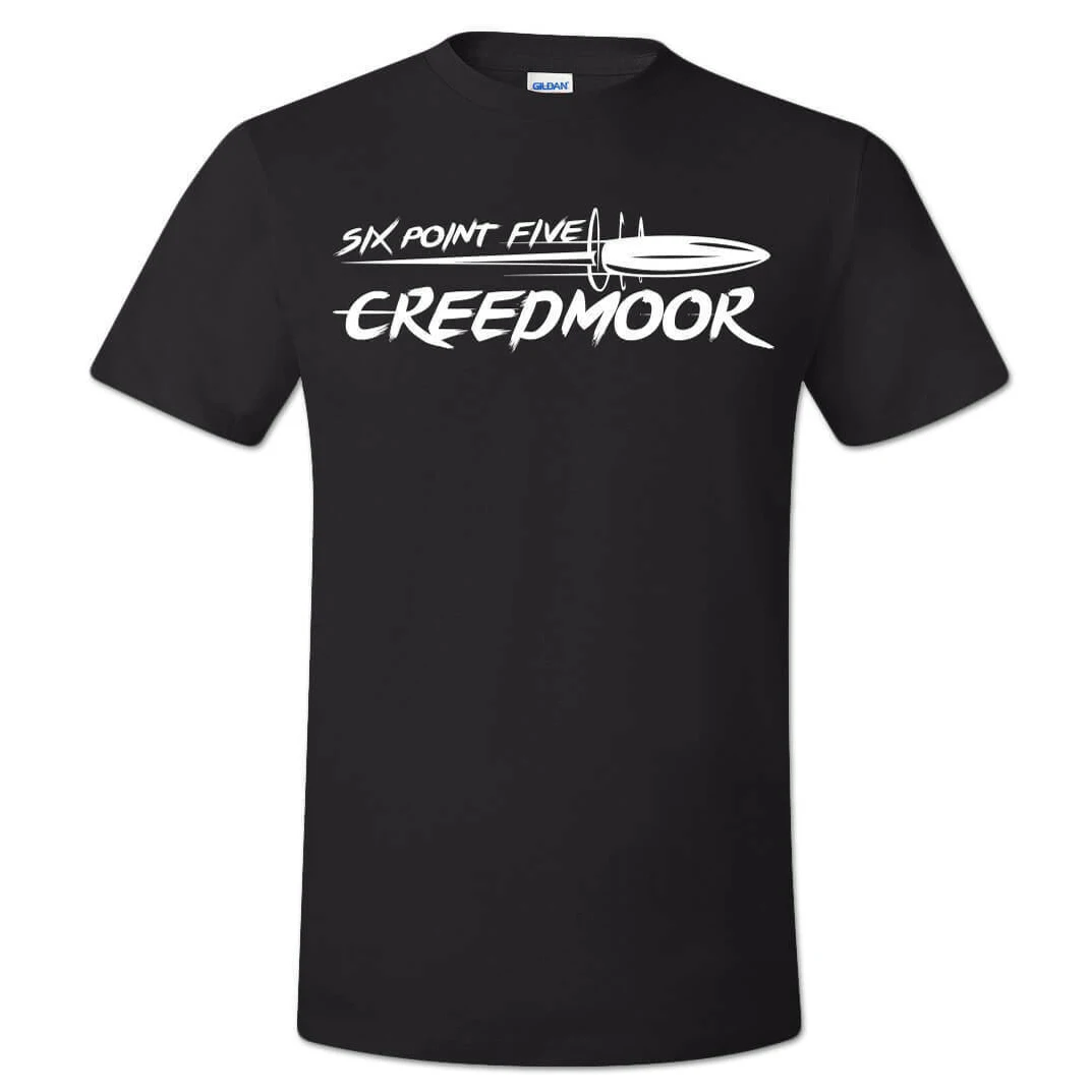 T-shirt Creedmoor à manches courtes et col rond pour homme, 6.5 coton, tir à la cible, cadeau de carabine de précision, homme, décontracté, été, 100%