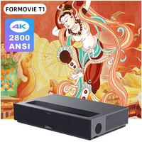 Formovie T1 Global Triple Color Laser TV Projector 2800 ANSI Lumens Ultra Short Throw Projector 4k Formovie Theater 4K Projector