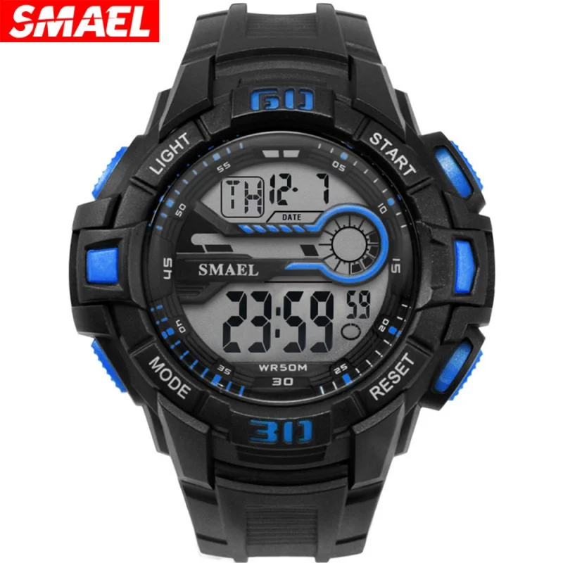 Smael Smael Personality Trend Sports Electronic Watch Waterproof Alarm Clock Multifunctional Watch