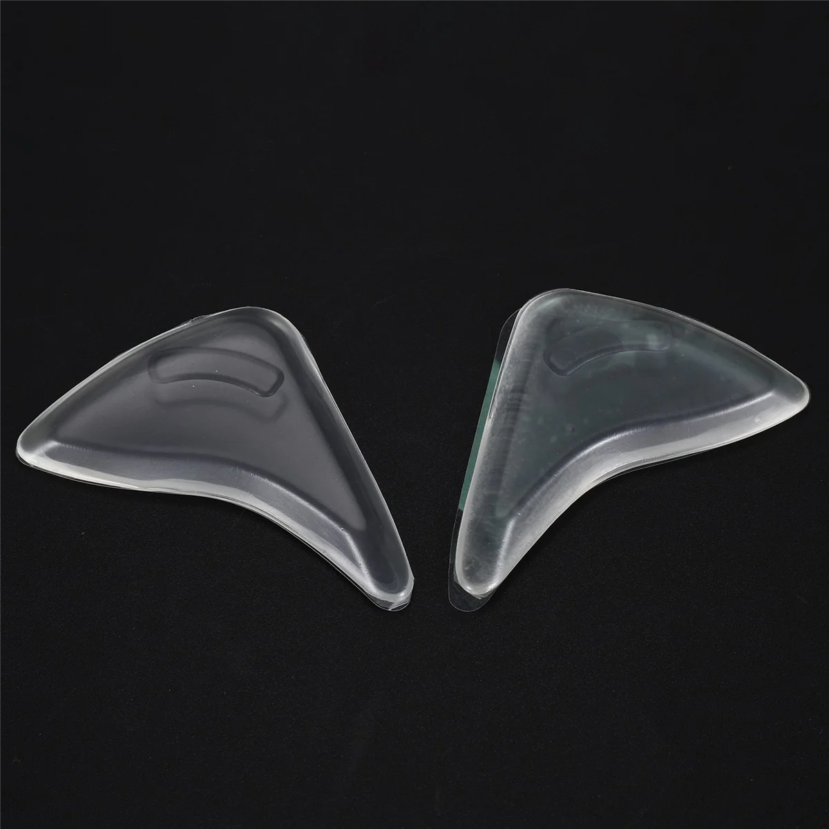 NN89R 1 par de palmilhas de gel para sapatos pontiagudos/sapatos muito grandes --- transparente