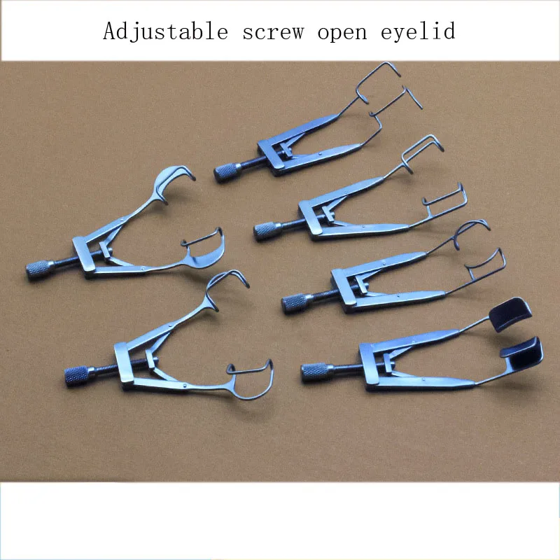 Wholesale eyelid spreader open eye eyelid spreader screw open buckle seal adjustable eye instrument tool