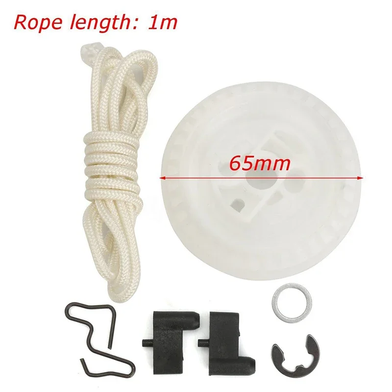 1 Set Recoil Starter Rope Pulley & Pawl Fits For 021 023 025 MS 210 MS 230 MS 250 Garden Power Equipment Spare Parts