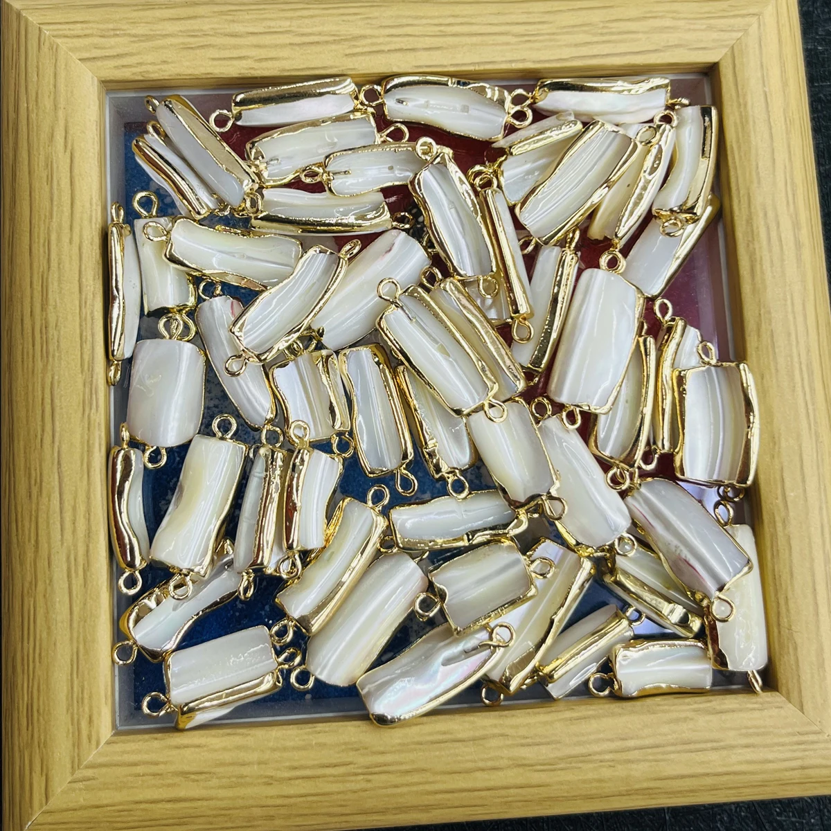 

5pieces/lot Natural Shell Connectors Irregular Shaped Charms for DIY Women Men Necklace Bracelets Jewelry Making Accessories