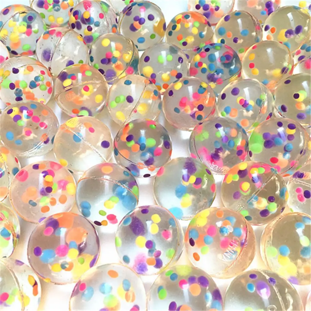 스포츠 공 탄력있는 장난감 선물 플로팅 볼 어린이 공 장난감 공 고무 공 바운스 공 점프 공 젤리 바운스 공