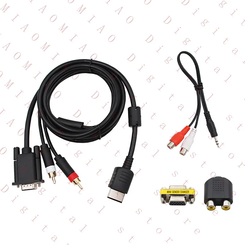 

TG 1.8m VGA Cable W/Adapter For Dream-cast DC Support CRT/LCD Monitor LCD TV