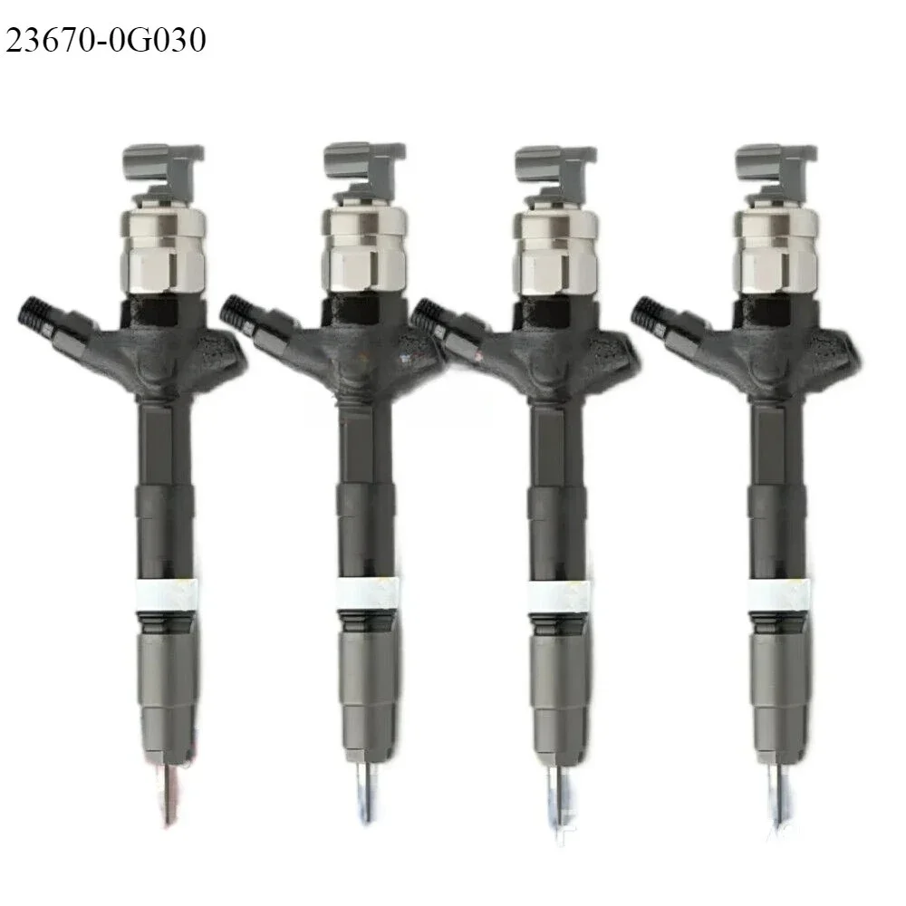 4 Piece Fuel Injector Nozzle 095000-7210/23670-0G030 for Toyota Engine RAV-4 2.0 D4D-